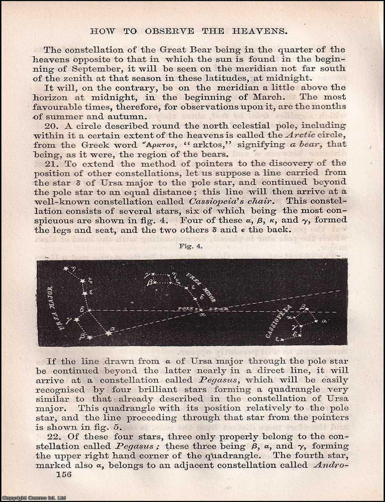 Item #373835 How to Observe the Heavens; A Practical Guide to Reading the Night Sky . A Victorian...