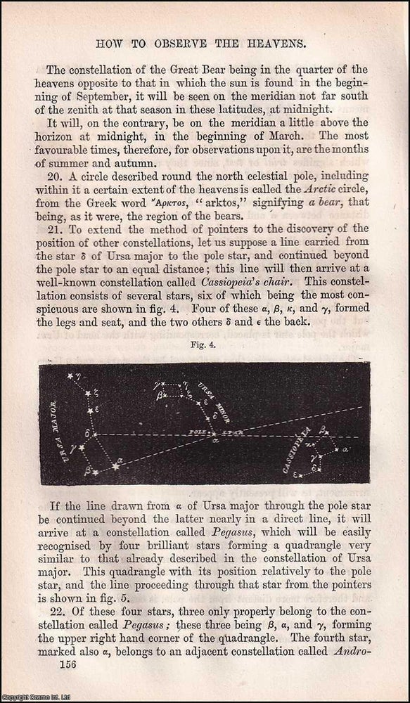 Item #373835 How to Observe the Heavens; A Practical Guide to Reading the Night Sky . A Victorian...