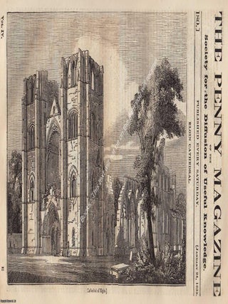 Female Education in Russia : Elgin Cathedral : William Hogarth (10) : Whichnor Bacon. Issue No. 180, January 24th, 1835. A complete original weekly issue of the Penny Magazine, 1835.