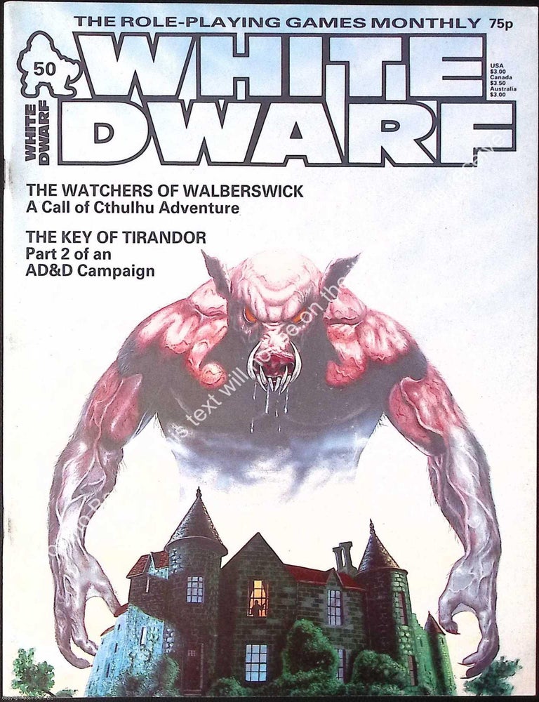 Item #374498 White Dwarf Magazine #50, February 1984. FANTASY GAMING