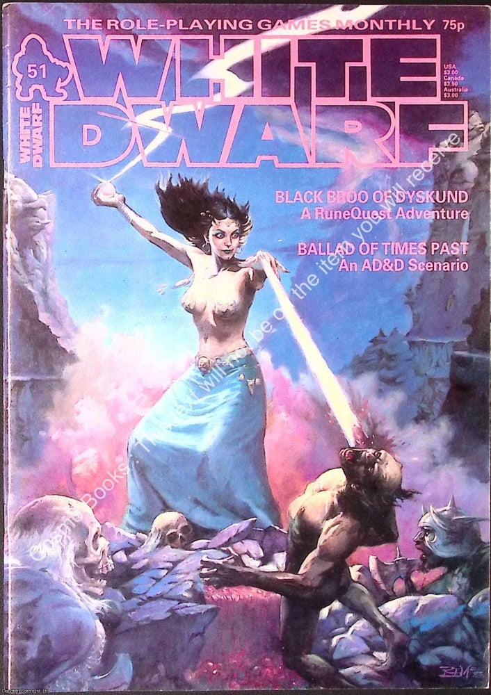 Item #374499 White Dwarf Magazine #51, March 1984. FANTASY GAMING