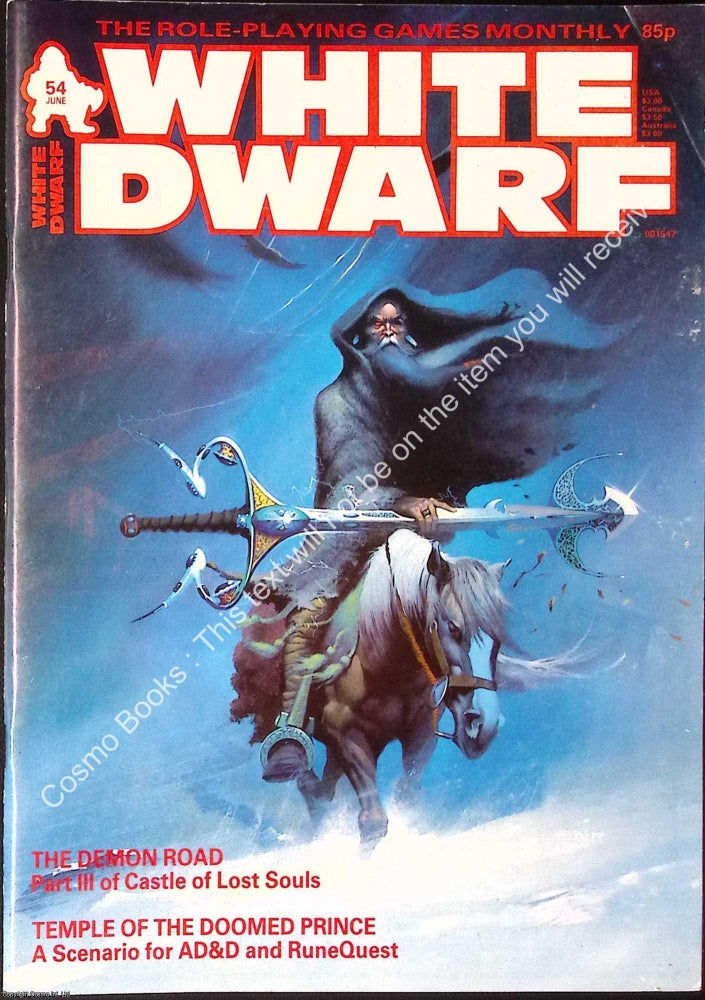 Item #374501 White Dwarf Magazine #54, June 1984. FANTASY GAMING