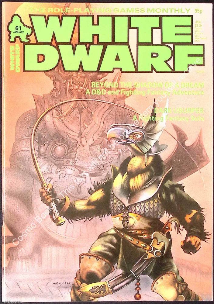 Item #374503 White Dwarf Magazine #61, January 1985. FANTASY GAMING