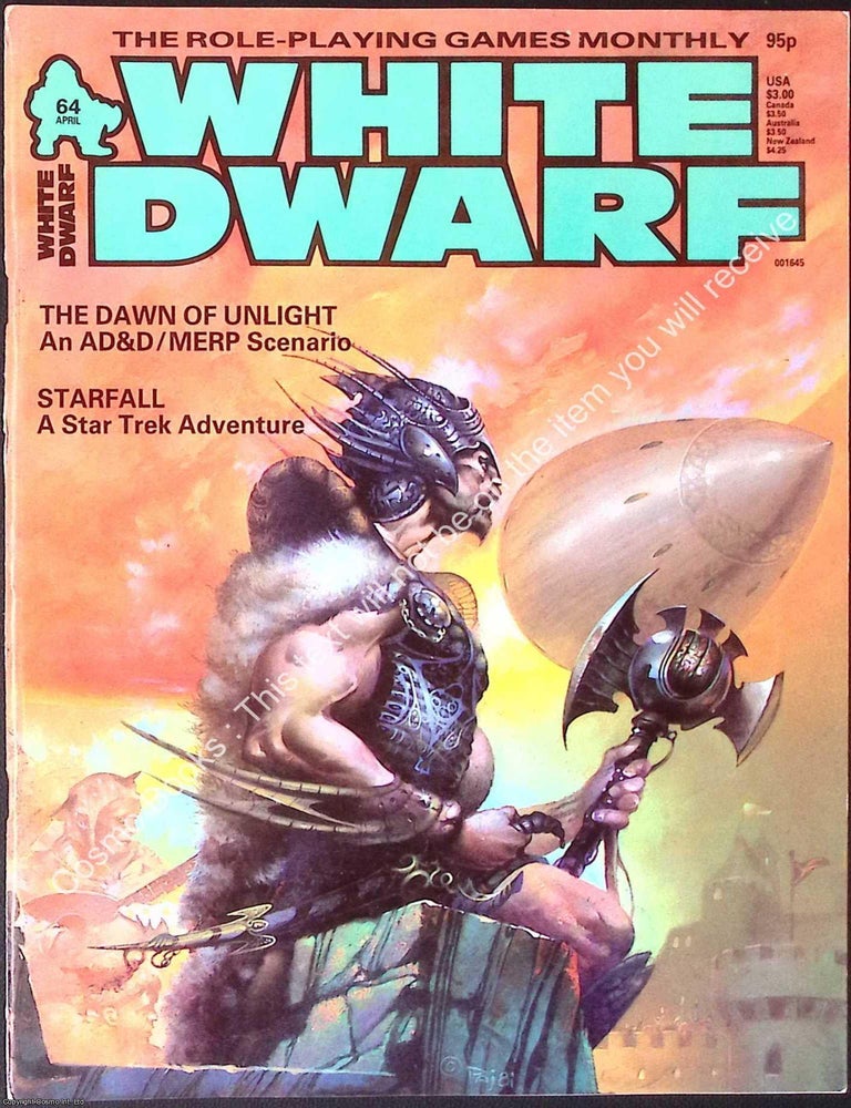 Item #374505 White Dwarf Magazine #64, April 1985. FANTASY GAMING