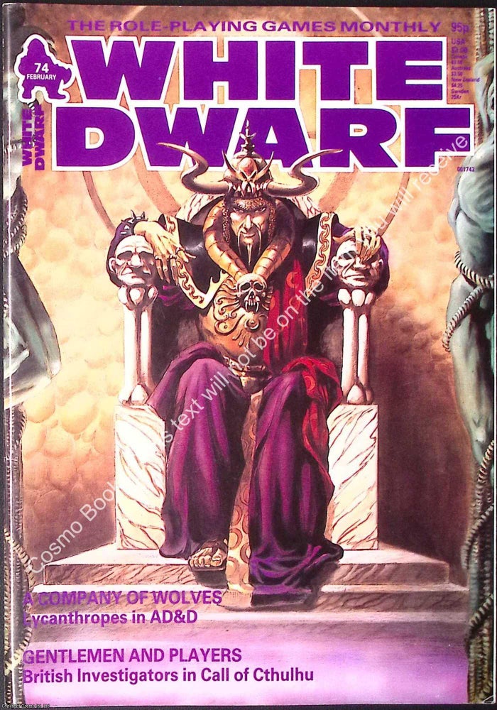 Item #374515 White Dwarf Magazine #74, February 1986. FANTASY GAMING