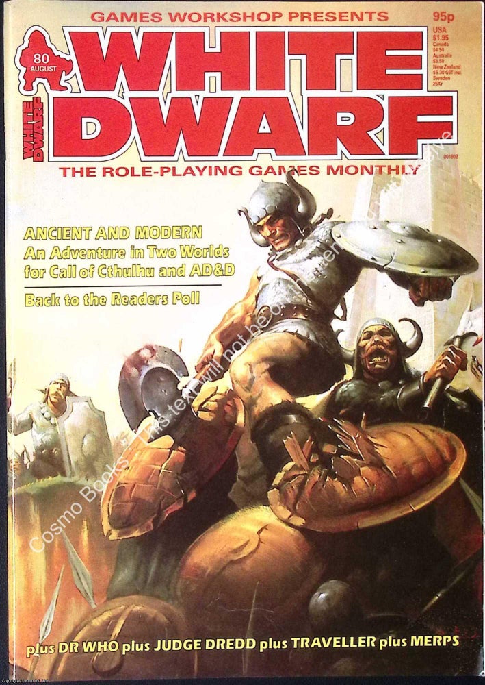 Item #374519 White Dwarf Magazine #80, August 1986. FANTASY GAMING