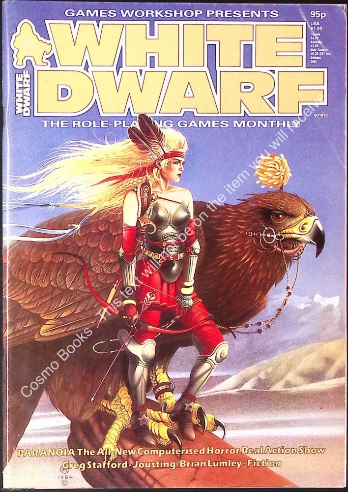 Item #374520 White Dwarf Magazine #81, September 1986. FANTASY GAMING