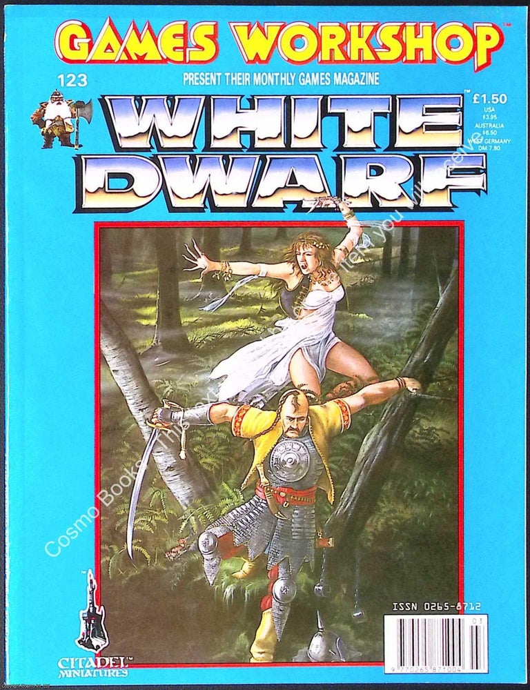 Item #374562 White Dwarf Magazine #123, March 1990. FANTASY GAMING