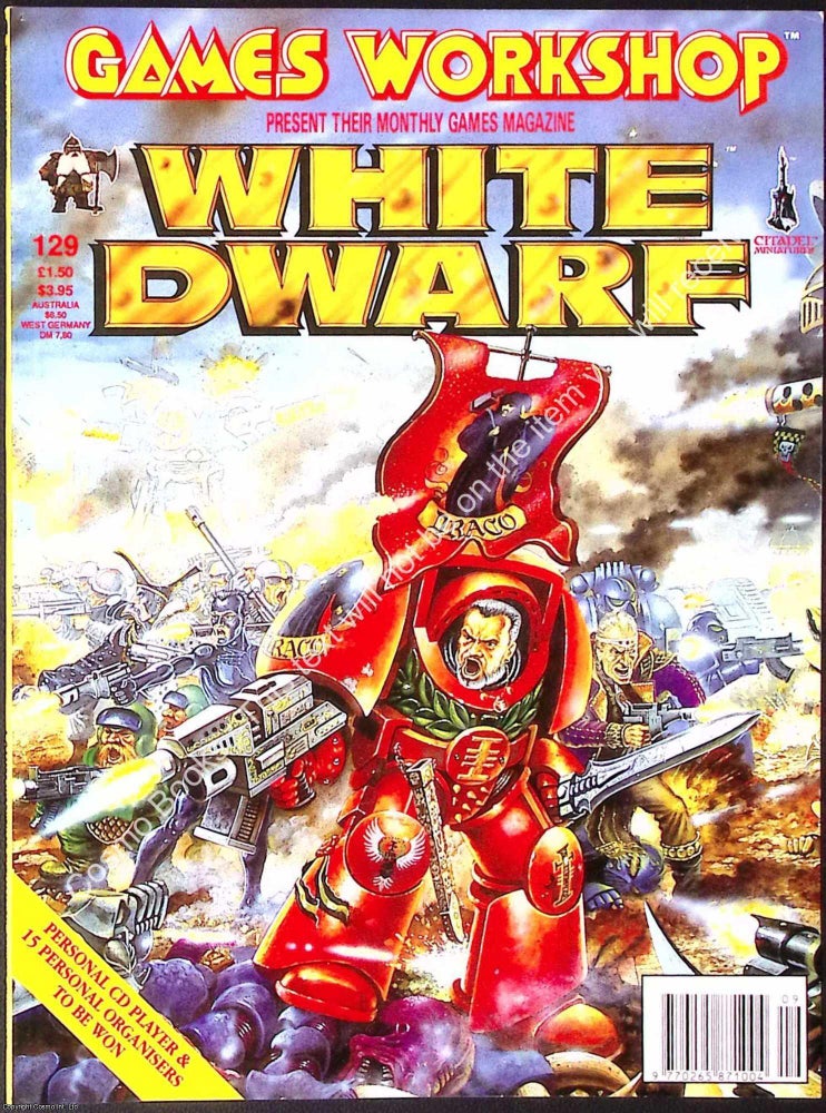 Item #374568 White Dwarf Magazine #129, September 1990. FANTASY GAMING