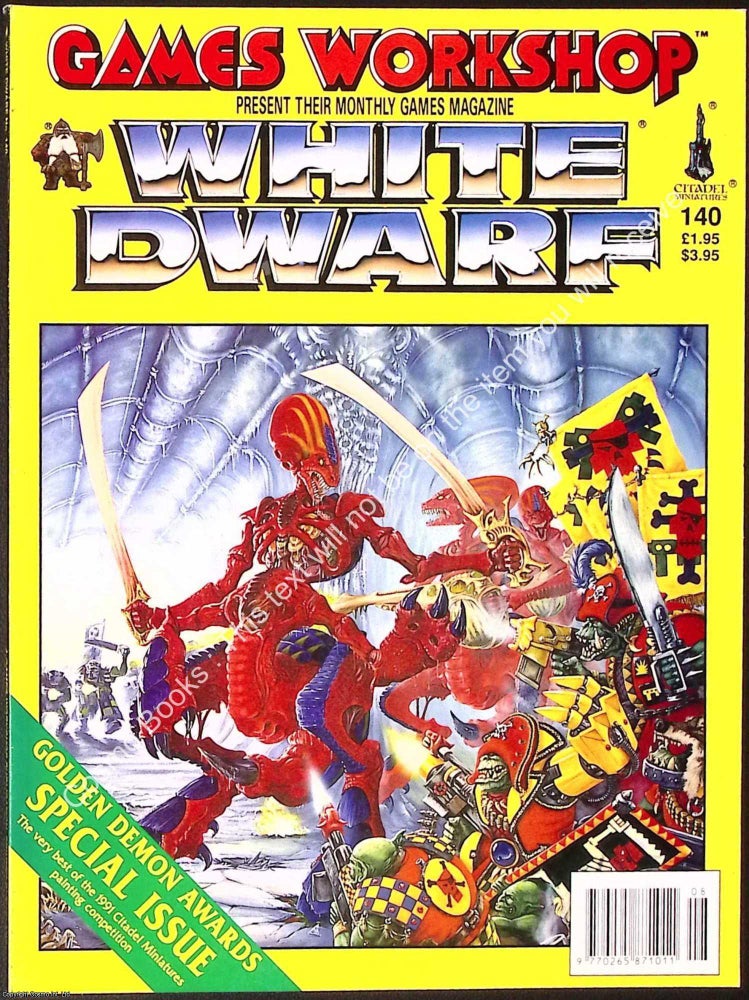 Item #374578 White Dwarf Magazine #140, August 1991. FANTASY GAMING
