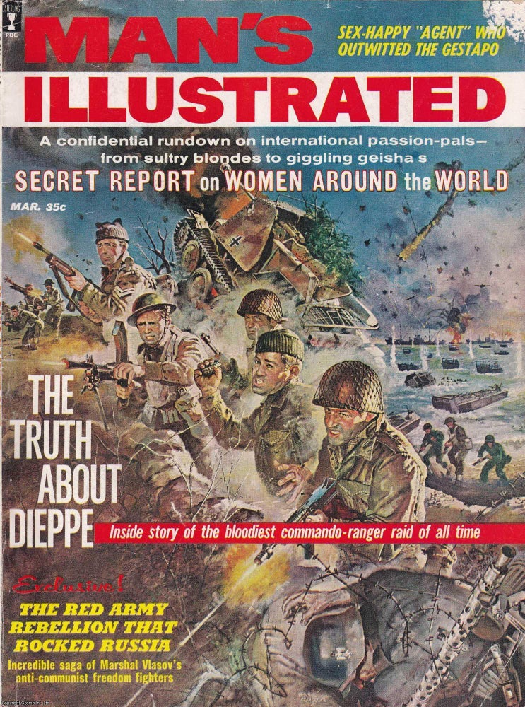 Item #374724 Man's illustrated Magazine, Vol 7, #3, March 1962 : Killers of Katanga, Dieppe...