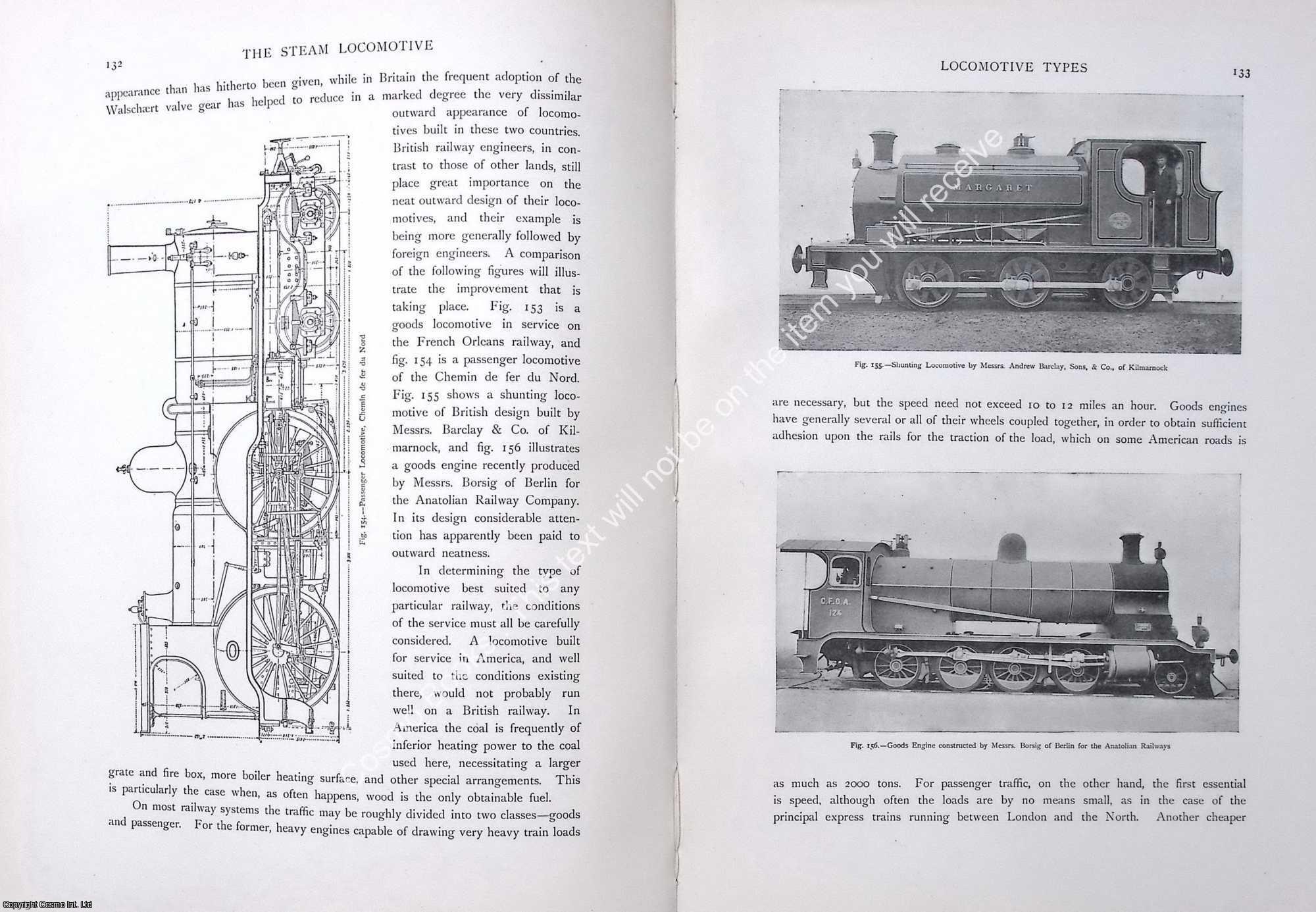 The Steam Locomotive, 1908. Including a Colour Sectional Diagram ...