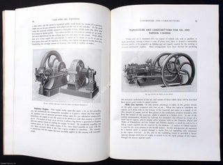 Gas and Oil Engines, 1908, with 3 Colour Sectional Diagrams showing; the Otto Gas Engine, the Priestman Oil Engine, and the Diesel Engine. A complete section from Modern Power Generators, edited by James Weir French.