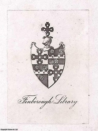Finborough Library : Finborough Hall, Suffolk. Decorative Bookplate. DECORATIVE BOOKPLATE.