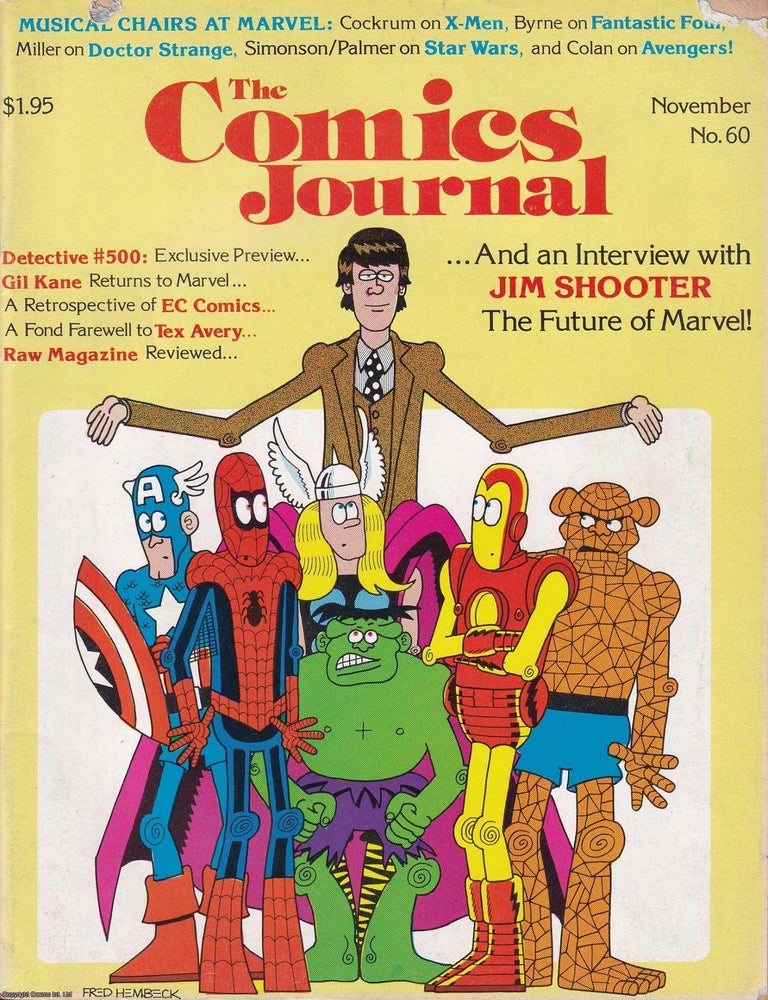 Item #374806 The Comics Journal, #60, November 1980. Includes; Gil Kane, Raw Magazine Review, Jim...