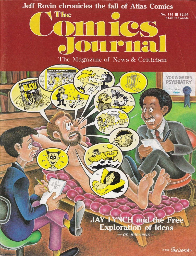 Item #374809 The Comics Journal, #114, February 1987. Includes; Jay Lynch, Heidi MacDonald, Gary...