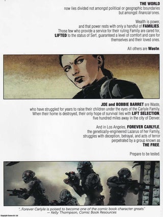 Lazarus. Volume Two; Lift. By Greg Rucka, Michael Lark & Brian Level.