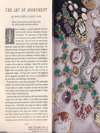 The Art of Adornment: Antique Jewellery. An original article from The Saturday Book, 1955, in. Edwin Smith, Olive Cook.