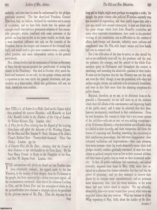 The Politics of the Early 1840s; The Old and New Ministries. An article printed in 1841, written. SHIFTING CABINETS: A. STUDY OF.