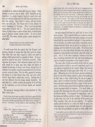 Butter and Cream. Did the Greeks & Romans use it ? A curious Victorian study of food history, THE FORGOTTEN DAIRY TRADITIONS OF.