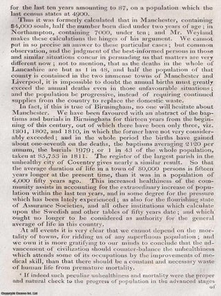 Malthus on Population : A contemporary appraisal of Malthus’s controversial theory, outlining the arguments that reshaped debates on poverty, growth, and human destiny. An article printed in 1817, written by John Bird Sumner : 34 pages.