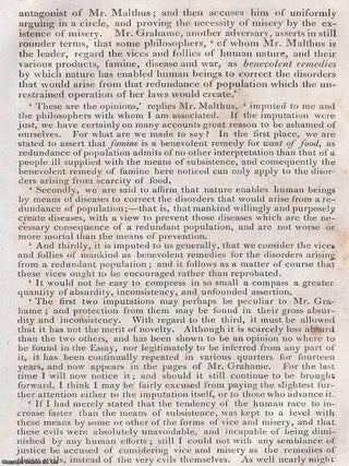 Malthus on Population : A contemporary appraisal of Malthus’s controversial theory, outlining the arguments that reshaped debates on poverty, growth, and human destiny. An article printed in 1817, written by John Bird Sumner : 34 pages.