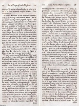 Rise and Progress of Popular Disaffection : An early 19th century inquiry into the roots of political unrest. An article printed in 1817, written by Robert Southey : 42 pages.