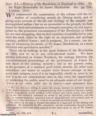 English Revolutions of 1688 and 1831 : a study of two constitutional upheavals that reshaped Britain’s political order. An article printed in 1834, written by John Wilson Croker : 42 pages.