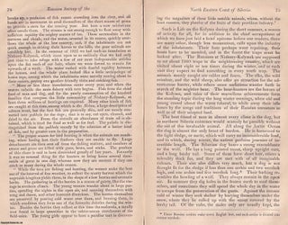Russian Survey of North-Eastern Siberia : a charting of remote coasts, climate, and imperial ambition at the empire’s edge. An article printed in 1840, written by an unstated writer : 33 pages.