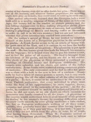 Travels in Asiatic Turkey : a journey through landscapes, cultures, and political tensions of the Near East. An article printed in 1830, written by Henry Southern : 24 pages.
