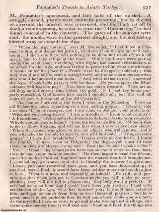Travels in Asiatic Turkey : a journey through landscapes, cultures, and political tensions of the Near East. An article printed in 1830, written by Henry Southern : 24 pages.