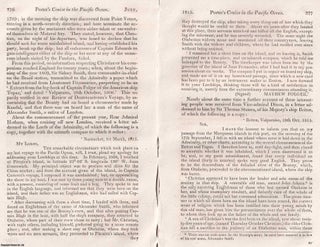 Porter's Cruize in the Pacific Ocean in the United States Frigate Essex, in the years 1812, 1813 and 1814; with particular reference to the Galapagos Islands, etc. An article printed in 1815, written by John Barrow : 31 pages.