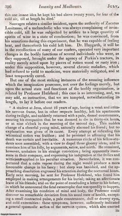 Insanity and Madhouses; the causes and treatment of insanity and the need for better regulation of madhouses in England. An article printed in 1816, written by David Uwins : 30 pages.