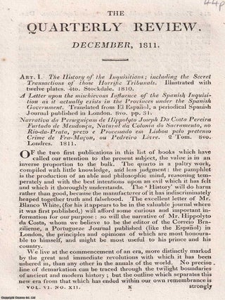 Tracts on the Spanish and Portuguese Inquisitions. An article printed in 1811, written by Robert. DOCTRINE PERSECUTION, THE MACHINERY.
