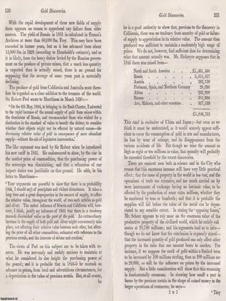 Gold Discoveries : Gold Fever and the Making of a New World Economy. An article printed in 1852, written by D.T. Coulton : 36 pages.