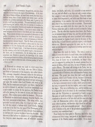 Lord Valentia's Travels to India, Ceylon, the Red Sea, Abyssinia & Egypt, 1802 - 1806. An article printed in 1809, written by Robert Southey : 38 pages.