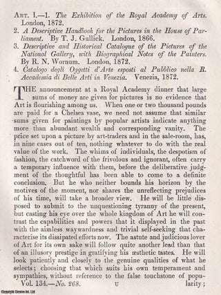 The State of English Painting; the works of Whistler, Frith, Brett, Birkett Foster, and comment. ENGLISH PAINTING IN 1873.