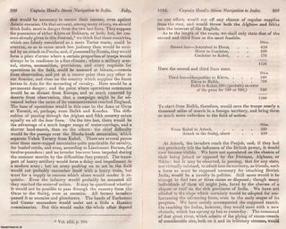 Captain Head's Steam Navigation to India. An article printed in 1833, written by William Erskine : 16 Pages.