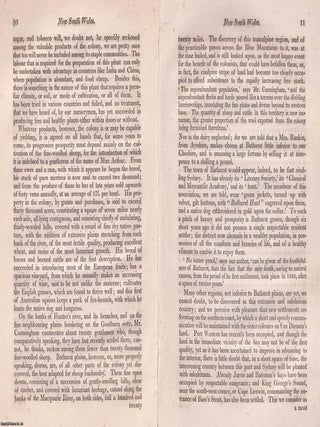 New South Wales : Society, Settlement, and the Prospects for Immigrants & convicts. An article printed in 1828, written by Horace Twiss. 32 pages.