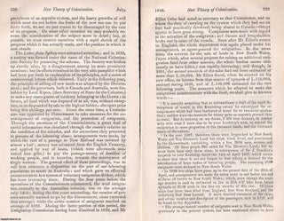 New Theory of Colonization : Wakefield's System and the Economics of Emigration. An article printed in 1840, written by James Spedding. 27 pages.