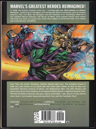 Heroes Reborn: Avengers. Collects Avengers (Vol. 2) #1-12. Rob Liefeld, Jim Valentino, Jeph Loeb, Walt Simonson (writers); Chap Yaep and others (artists): Softcover. Marvel 9780785123378.