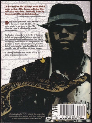 Luke Cage Noir. Collects Luke Cage Noir #1-4. Mike Benson, Adam Glass (writers); Shawn Martinbrough (artist): Softcover. Marvel 9780785135456.
