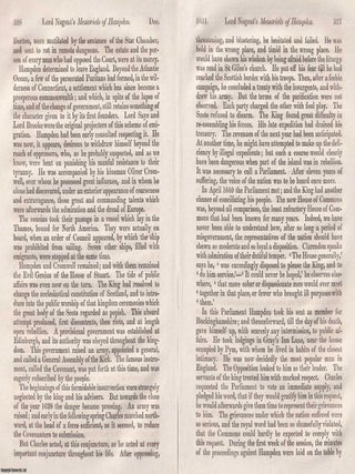 Hampden Remembered: Lord Nugent's Portrait of a Parliamentary Patriot. An article printed in 1831, written by T. B. Macaulay. 45 Pages.
