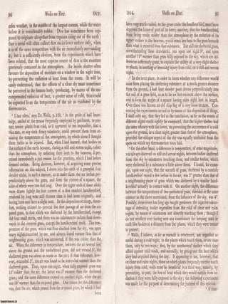 Dew and Its Mysteries: Wells's Observations on Atmospheric Phenomena. An article printed in. WELLS'S EARLY INQUIRY INTO ATMOSPHERIC.