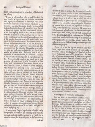 Madness and Its Management: Reforming England's Madhouses. An article printed in 1816, EARLY EFFORTS TO REGULATE ENGLAND'S.