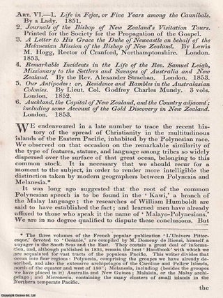 Christianity in the Pacific: Missionary Encounters in Melanesia and New Zealand. An article. MISSION WORK IN MELANESIA.
