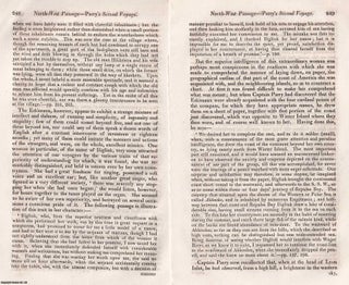 Parry's Second Voyage with HMS Fury & Hecla: Renewed Efforts Toward the Northwest Passage. An article printed in 1823, written by John Barrow. 41 pages.