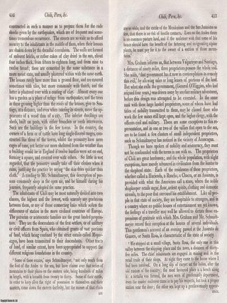 Travels in Chile and Peru: Observations from Schmidtmeyer, Graham, and Hall. An article printed in 1824, written by William Jacob. 31 Pages.