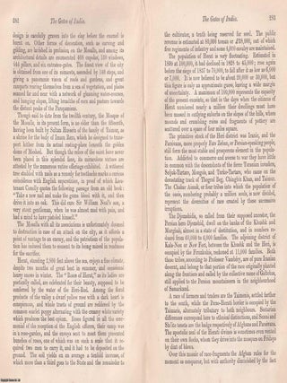 At India's Threshold: Frontiers, Passes, and the Defence of Empire. An article printed in 1885, written by Ellen M. Clerke. 25 Pages.