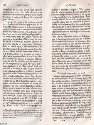 Cromwell Reconsidered: A Life Drawn from Varied Sources. An article printed in 1821, written by Robert Southey. 77 pages.